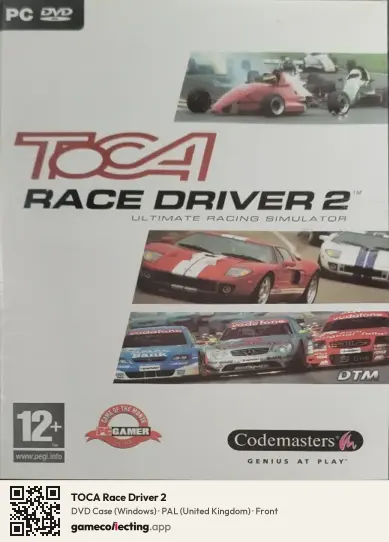TOCA Race Driver 2 Computer, United Kingdom box front