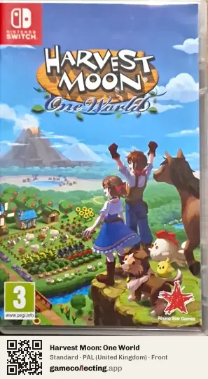 Harvest Moon: One World Nintendo Switch, United Kingdom box front