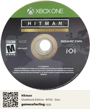 Hitman Xbox One, NTSC disc