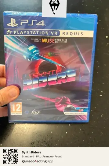 Synth Riders PlayStation 4, France box front