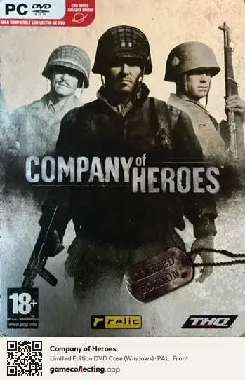 Company of Heroes Computer, PAL box front
