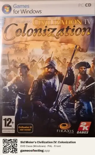 Sid Meier's Civilization IV: Colonization Computer, PAL box front
