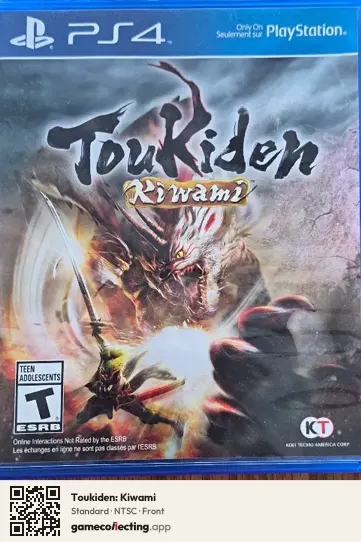 Toukiden: Kiwami PlayStation 4, NTSC box front