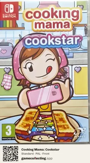 Cooking Mama: Cookstar Nintendo Switch, PAL box front