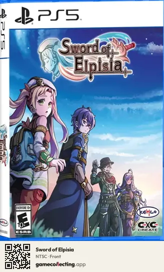 Sword of Elpisia PlayStation 5, NTSC box front