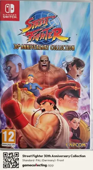 Street Fighter 30th Anniversary Collection Nintendo Switch, Germany box front