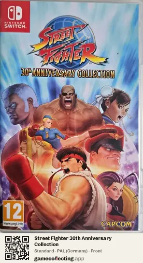 Street Fighter 30th Anniversary Collection Nintendo Switch, Germany box front