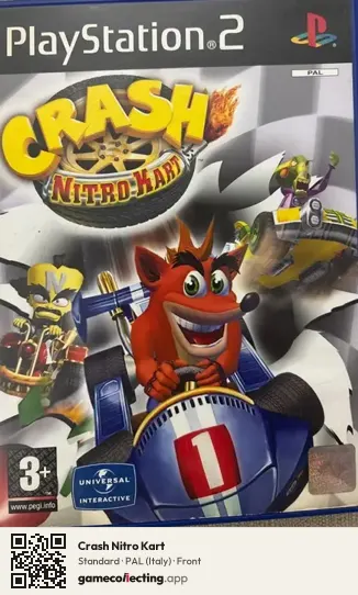Crash Nitro Kart PlayStation 2, Italy box front