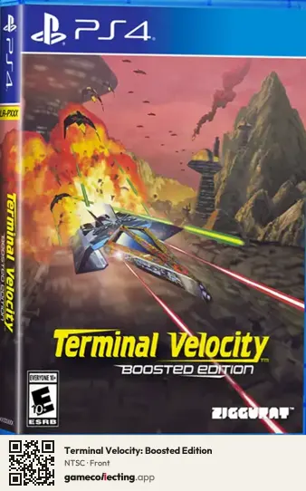 Terminal Velocity: Boosted Edition PlayStation 4, NTSC box front
