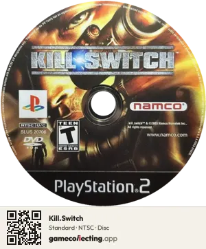 Kill.Switch PlayStation 2, NTSC disc
