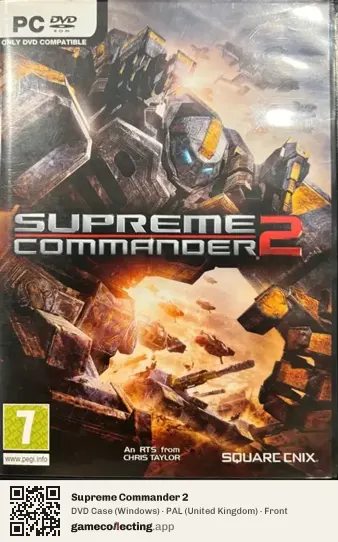 Supreme Commander 2 Computer, United Kingdom box front