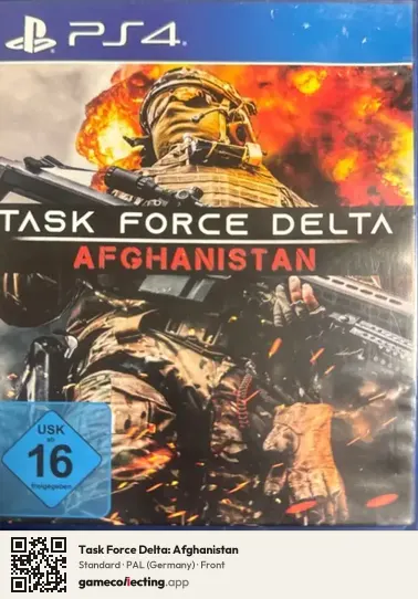 Task Force Delta: Afghanistan PlayStation 4, Germany box front