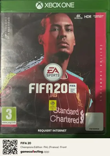 FIFA 20 Xbox One, France box front