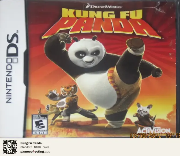Kung Fu Panda Nintendo DS, NTSC box front