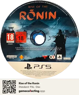 Rise of the Ronin PlayStation 5, PAL disc