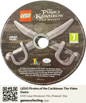 LEGO Pirates of the Caribbean: The Video Game Computer, PAL disc