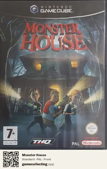 Monster House Nintendo GameCube, PAL box front