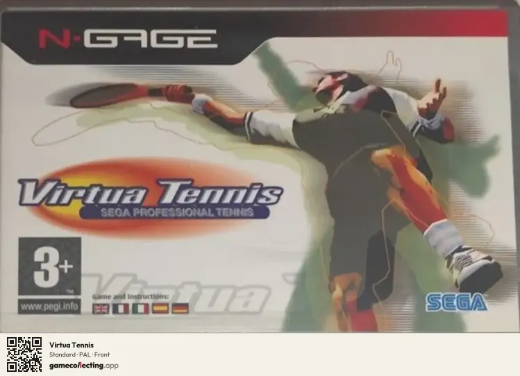 Virtua Tennis Nokia N-Gage, PAL box front