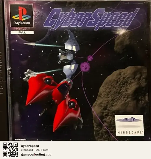 CyberSpeed PlayStation, PAL box front