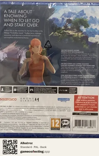Albatroz PlayStation 5, PAL box back