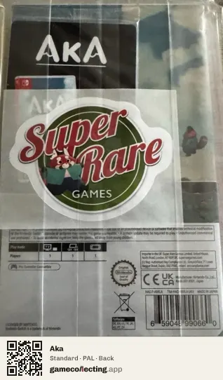 Aka Nintendo Switch, PAL box back