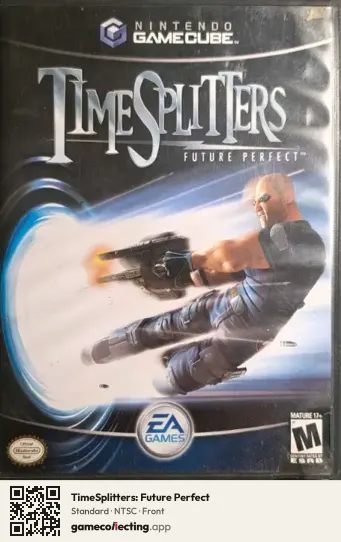 TimeSplitters: Future Perfect Nintendo GameCube, NTSC box front