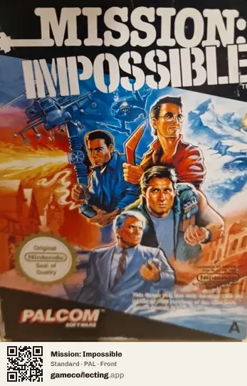 Mission: Impossible Nintendo Entertainment System, PAL box front