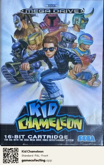 Kid Chameleon Sega Mega Drive / Genesis, PAL box front