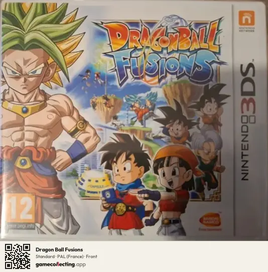 Dragon Ball Fusions Nintendo 3DS, France box front
