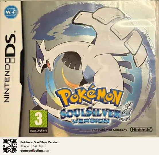 Pokémon SoulSilver Version Nintendo DS, PAL box front