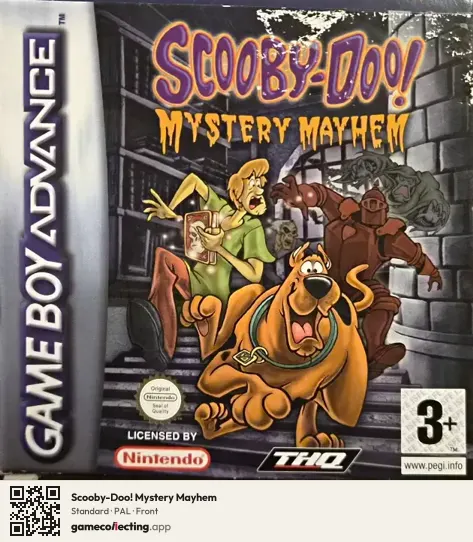 Scooby-Doo! Mystery Mayhem Game Boy Advance, PAL box front