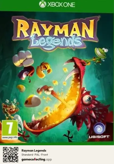 Rayman Legends Xbox One, PAL box front