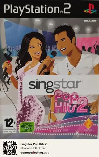 SingStar Pop Hits 2 PlayStation 2, PAL box front
