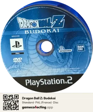 Dragon Ball Z: Budokai PlayStation 2, PAL disc