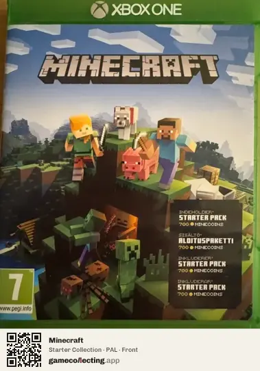 Minecraft Xbox One, PAL box front