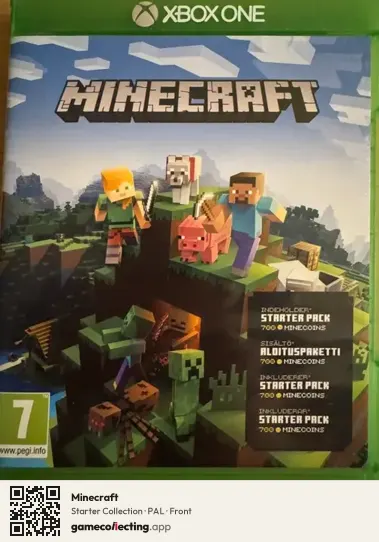 Minecraft Xbox One, PAL box front