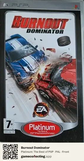 Burnout Dominator PlayStation Portable, PAL box front