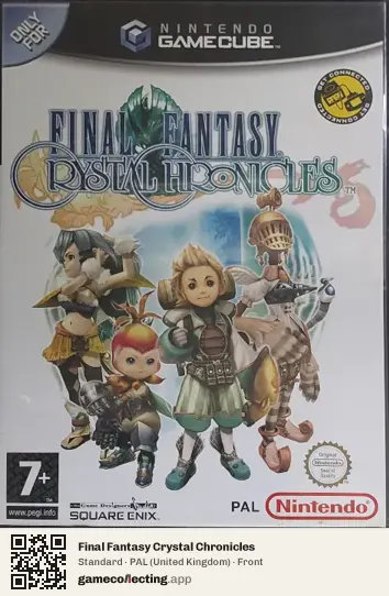 Final Fantasy Crystal Chronicles Nintendo GameCube, United Kingdom box front