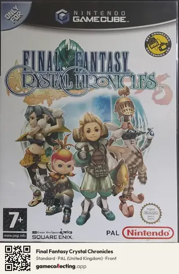 Final Fantasy Crystal Chronicles Nintendo GameCube, United Kingdom box front