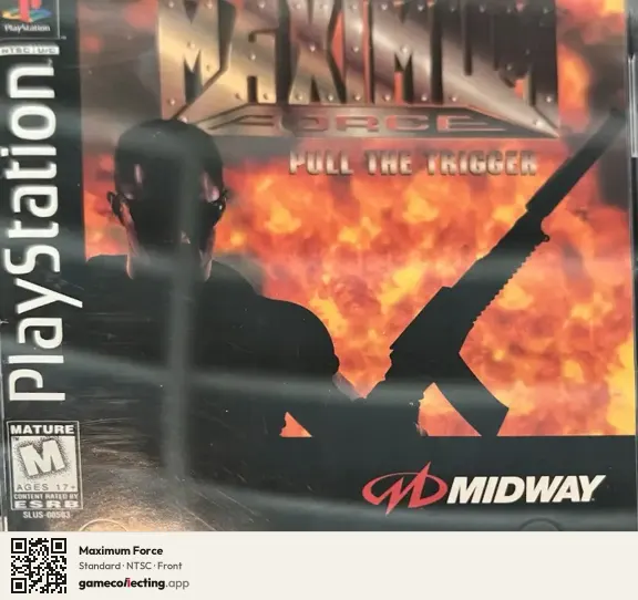 Maximum Force PlayStation, NTSC box front