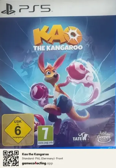 Kao the Kangaroo PlayStation 5, Germany box front
