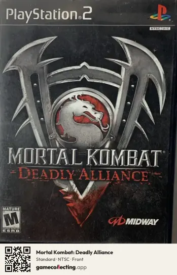 Mortal Kombat: Deadly Alliance PlayStation 2, NTSC box front