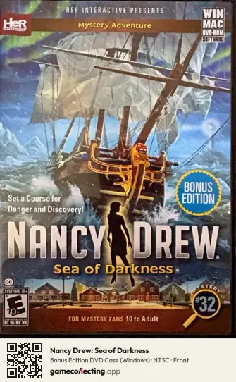Nancy Drew: Sea of Darkness Computer, NTSC box front