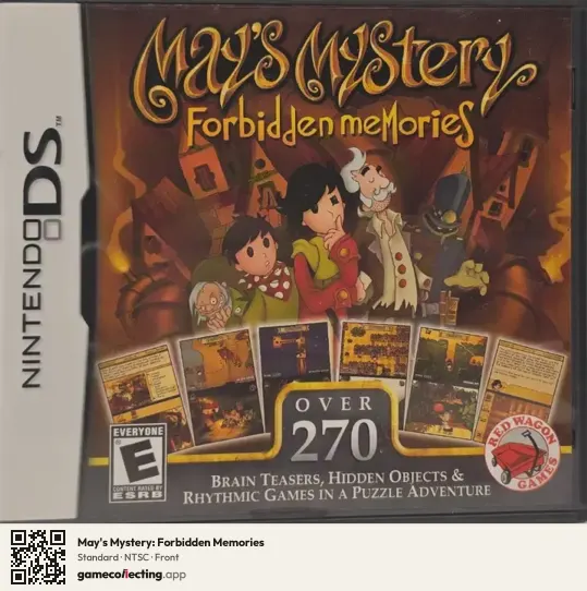 May's Mystery: Forbidden Memories Nintendo DS, NTSC box front