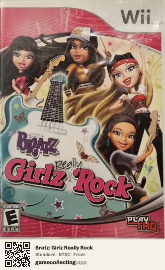 Bratz: Girlz Really Rock Nintendo Wii, NTSC box front