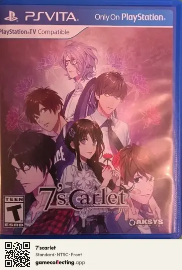 7'scarlet PlayStation Vita, NTSC box front