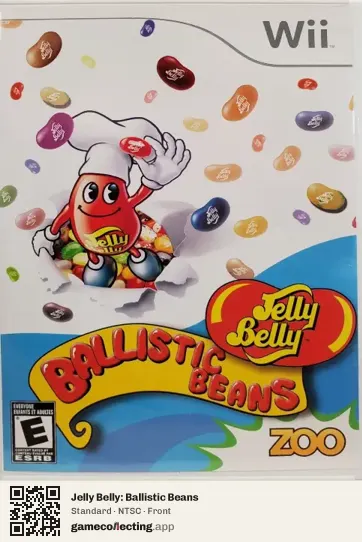Jelly Belly: Ballistic Beans Nintendo Wii, NTSC box front