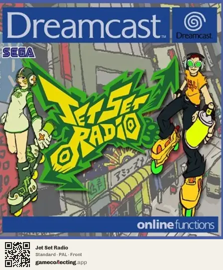 Jet Set Radio Sega Dreamcast, PAL box front