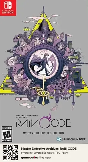 Master Detective Archives: RAIN CODE Nintendo Switch, NTSC box front