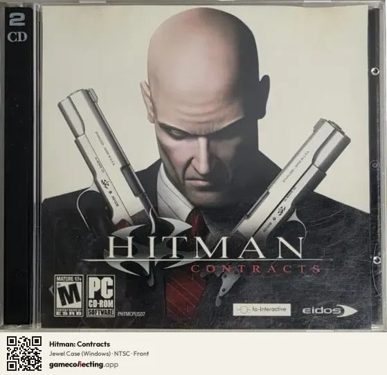 Hitman: Contracts Computer, NTSC box front